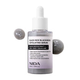 Sérum exfoliant anti-points noirs au riz noir NIDA