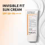 NIDA Invisible Fit Sun Cream (Korean Formula, SPF50+, PA++++)